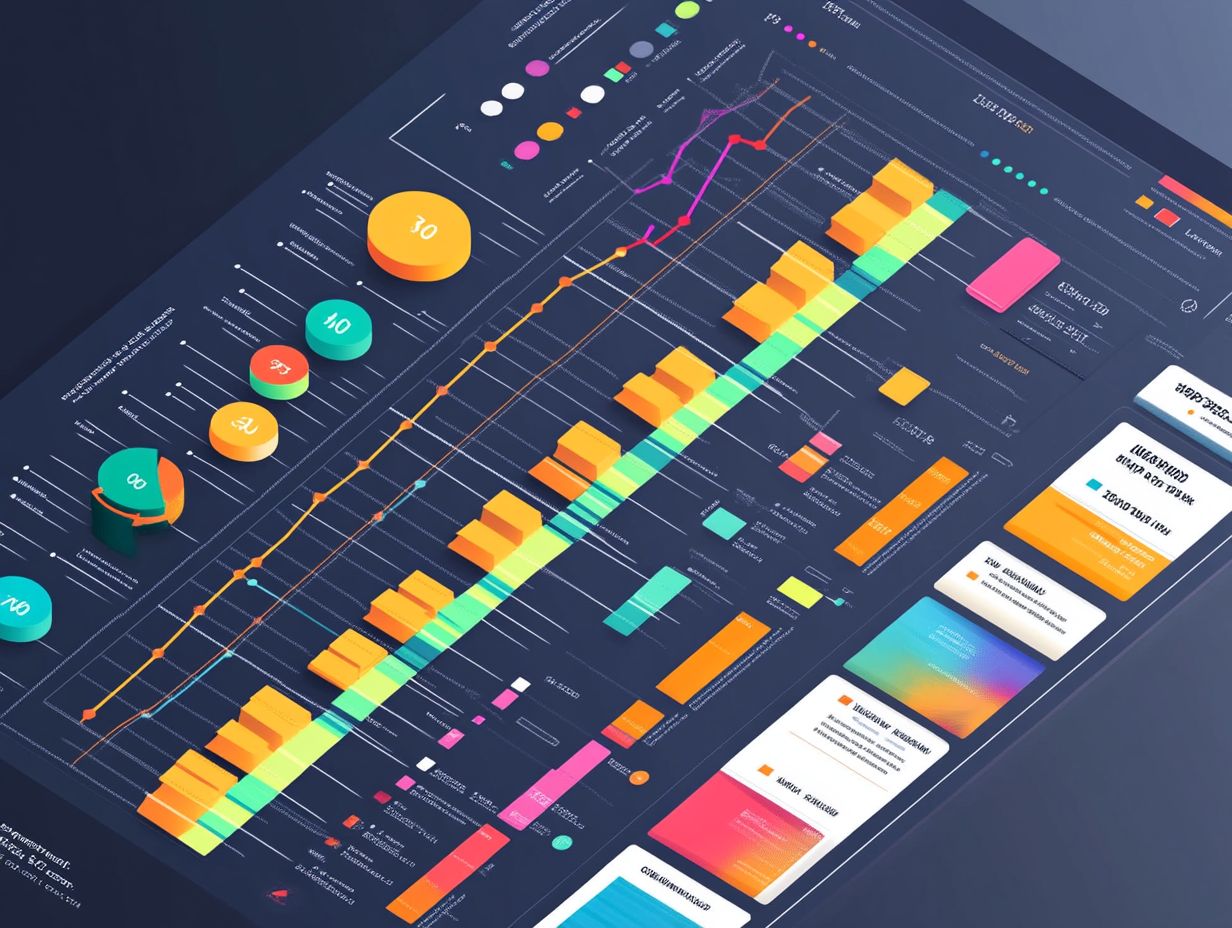 Illustration showing tools available for project tracking.