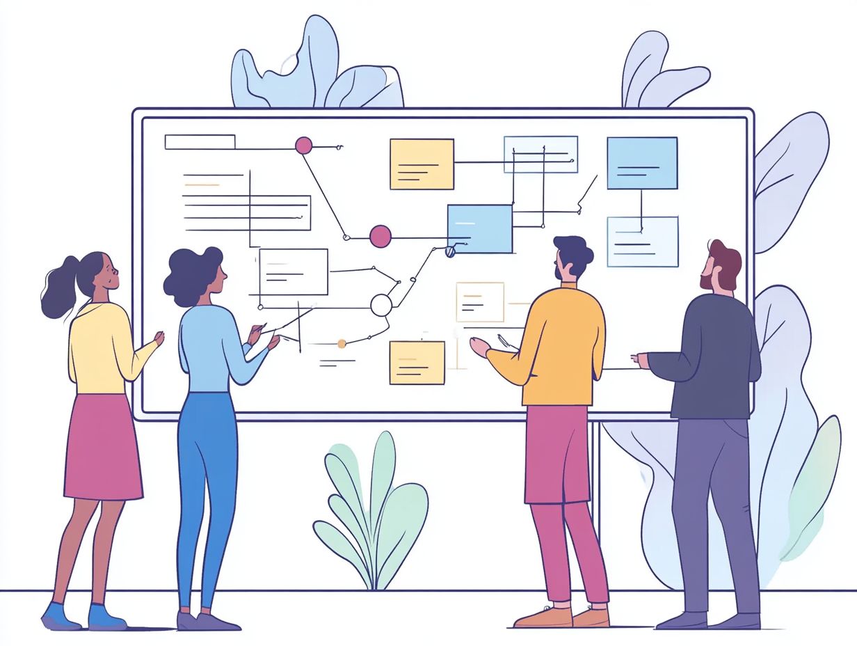 Visual representation of integration in agile project management