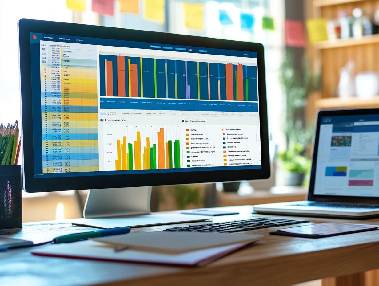 Visual summary of key project management tools for marketers.