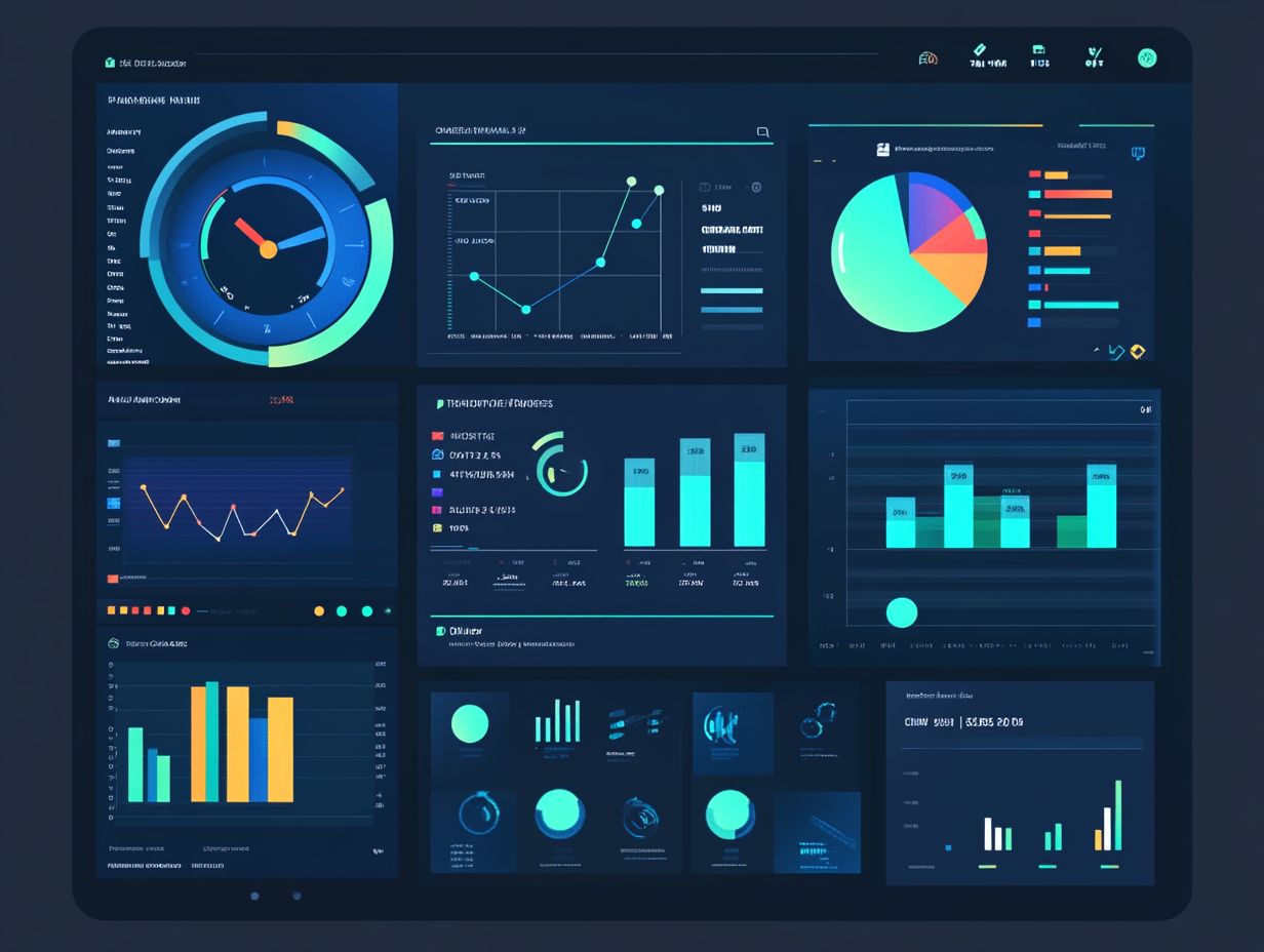 Infographic on key features of time tracking software