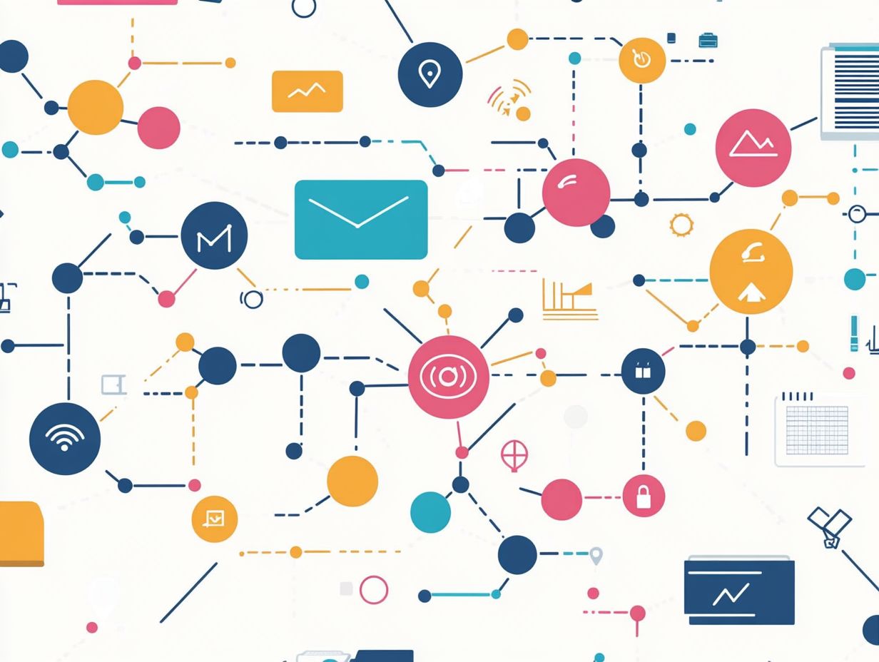 Infographic summarizing key project management terms