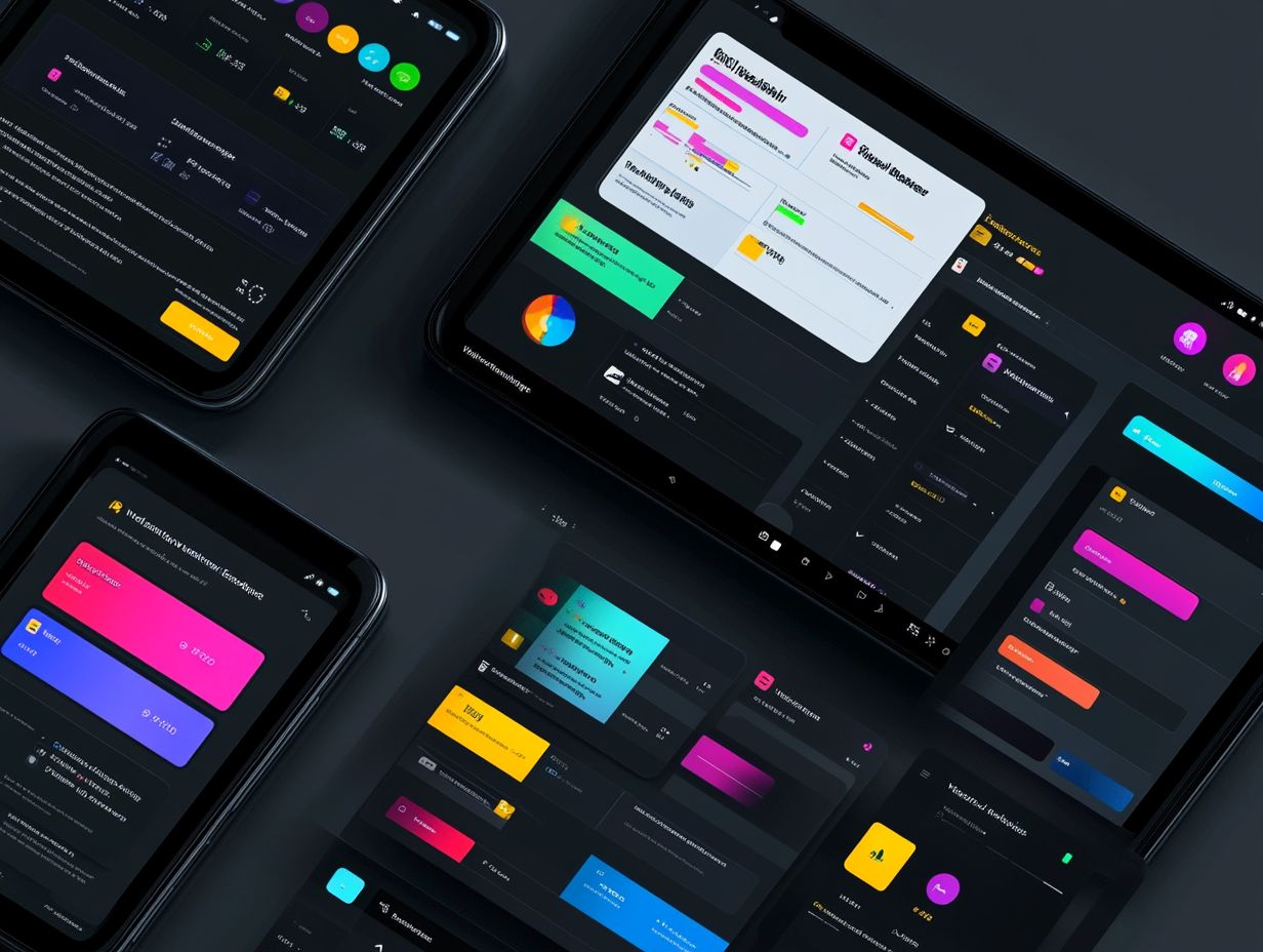 Visual comparison of unique selling points in task management apps