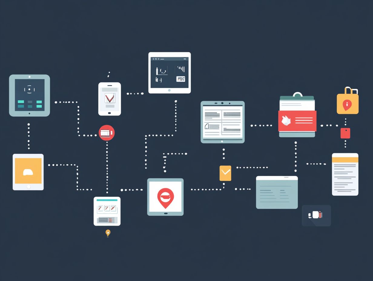 Image showing key features of modern task management tools