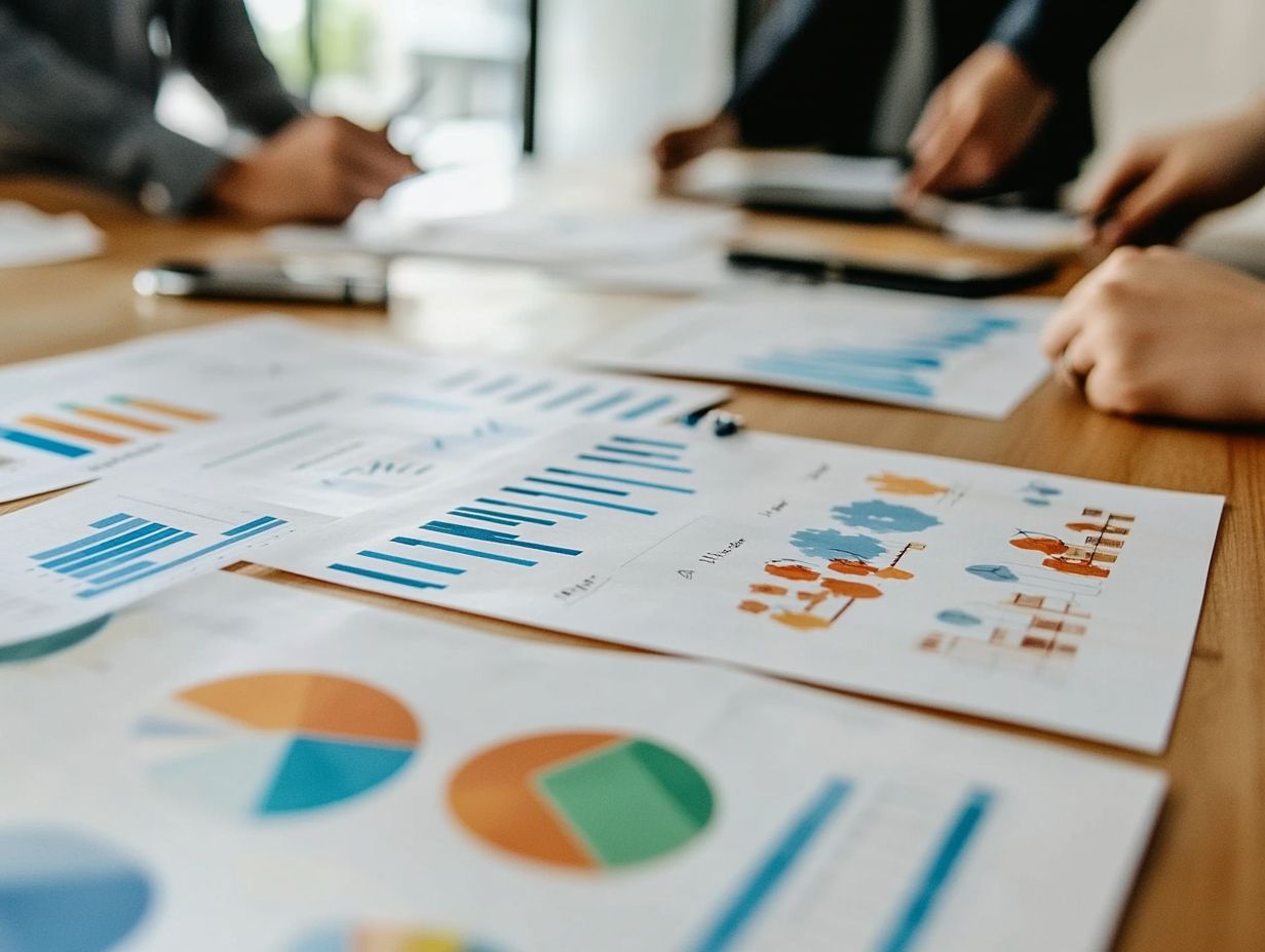 Graphic showing performance deviations in project management