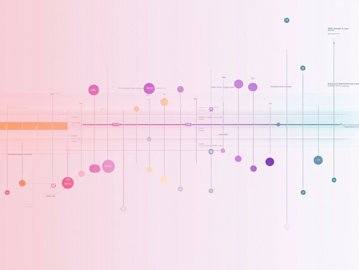 Visual representation of best practices in project milestones