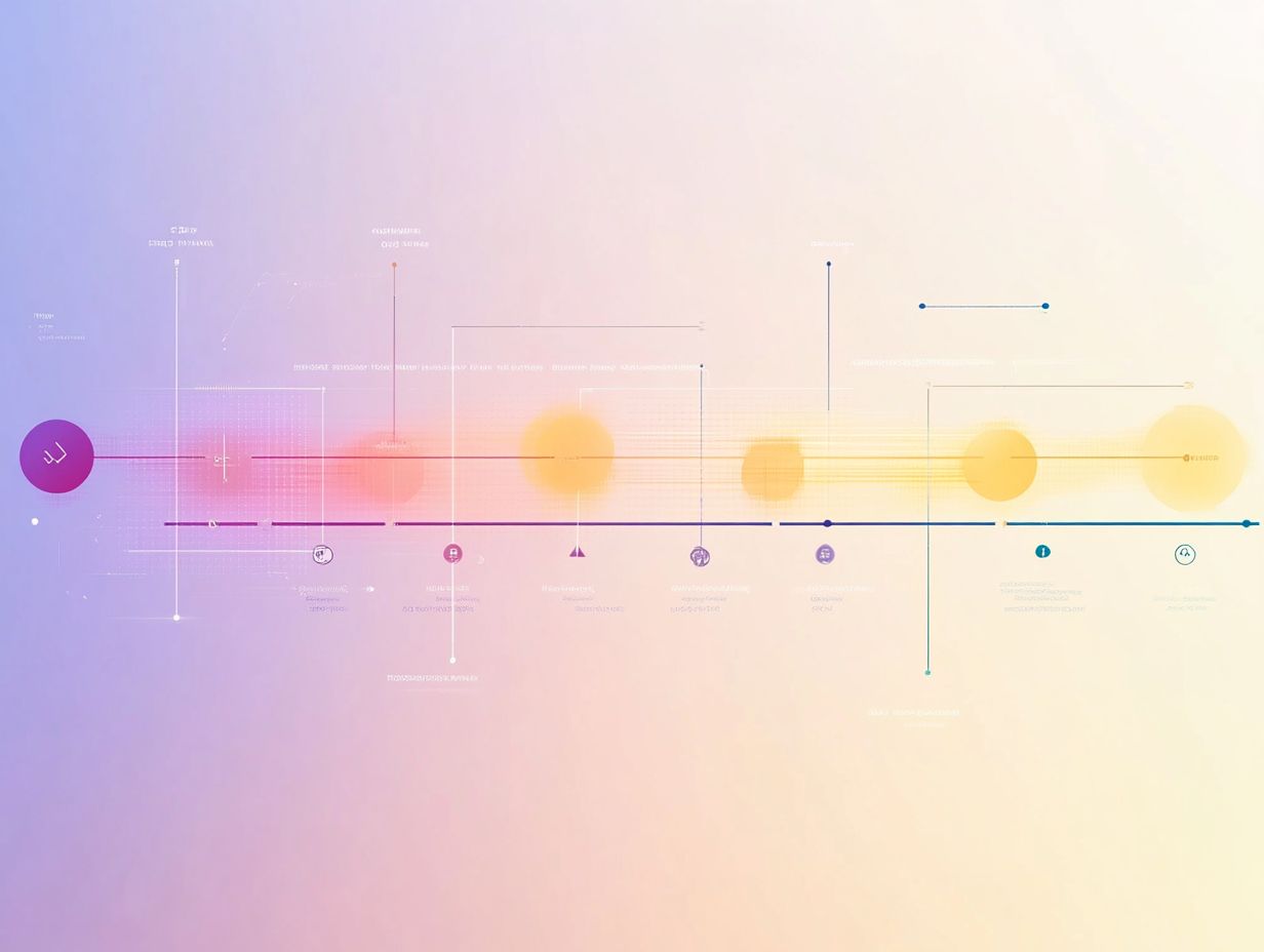 Visual representation of the importance of project milestones